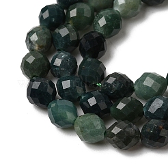 Природные моховой агат бисер нитей&nbsp;G-K376-F16-01