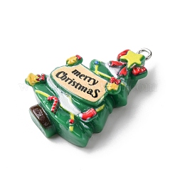 Рождественские подвески из непрозрачной смолы&nbsp;LS-RESI-A049-05J