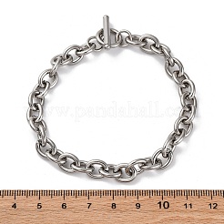 Браслеты-цепочки из нержавеющей стали 304 BJEW-G618-04P