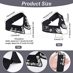 2шт 2 стиля хлопковая съемная блузка с накладным воротником AJEW-NB0003-99