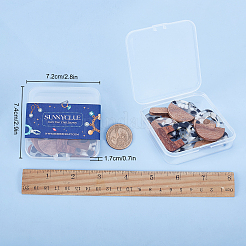 Подвески из смолы и ореха RESI-SC0001-45