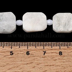 Бусины из натурального радужного лунного камня&nbsp;G-L653-D01-01