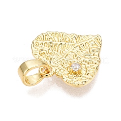 Латунные микро проложить кубического циркония подвески&nbsp;KK-T070-40G