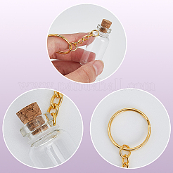 5шт брелок в виде стеклянной бутылки&nbsp;KEYC-CP0001-45