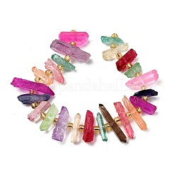 Природных кристаллов кварца бисер нитей G-F800-C15