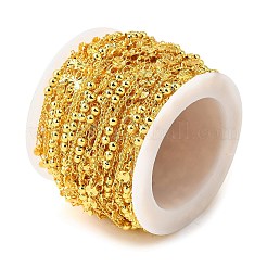 Латунная текстурированная плоская круглая с круглыми звеньями CHS-H112-14G