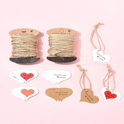 96 шт. 4 вида бумажных подарочных бирок CDIS-FS0001-27