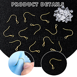 6 пара 925 крючка для сережек из стерлингового серебра STER-UN0001-44G