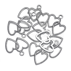 Антикварная посеребренные тибетском стиле цинковый сплав по душам подвесками&nbsp;X-A0943Y