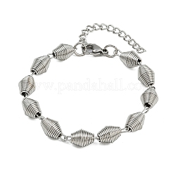 Браслеты-цепочки из нержавеющей стали 304 для женщин и мужчин BJEW-Z143-27P