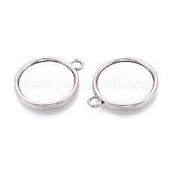 Тибетский стиль сеттинги сплава подвески кабошон PALLOY-N178-12AS-E