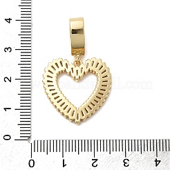 Подвески из латуни с прозрачным фианитом&nbsp;KK-H519-13G