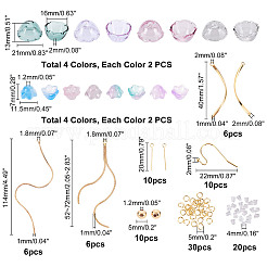 Набор для самостоятельного изготовления сережек-капель в форме колокольчика DIY-PH0010-93