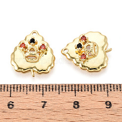 Латунные микро проложить кубического циркония подвески&nbsp;KK-N265-22G