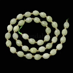 Натуральные нефритовые бусины G-F809-A14-01