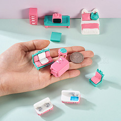 11 шт. 11 стиля пластиковой мебели мини модель&nbsp;AJEW-TA0002-80