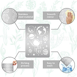 Трафареты для резки металла из нержавеющей стали DIY-WH0289-126