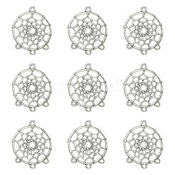 Тибетский стиль компоненты сплава люстра соединения&nbsp;TIBEP-YW0001-66