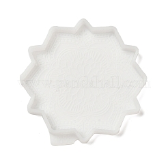 Мандала цветок коврик для чашки силиконовые Молды SIMO-H144-01B