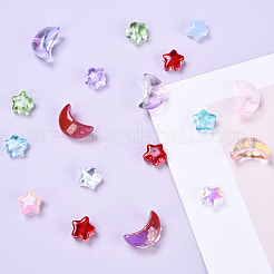 70 шт. Прозрачные стеклянные бусины GLAA-YW0004-09