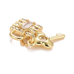 Подвески из кубического циркония с покрытием из латуни KK-E275-21G