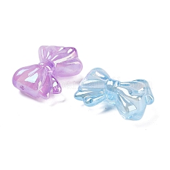 Светящиеся УФ-покрытие радужные переливающиеся акриловые бусины&nbsp;OACR-O008-10