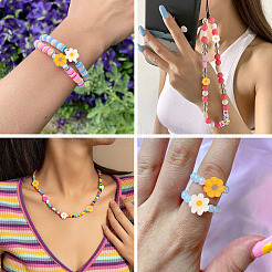 200шт 2 стиля ручной работы бусины из полимерной глины&nbsp;CLAY-TA0001-82