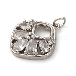 Латунные микро проложить кубического циркония подвески&nbsp;KK-P308-69P