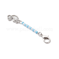 6 шт. подвеска в виде рыбы из цинкового сплава&nbsp;HJEW-JM03230