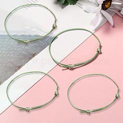 Корейская вощеной шнур браслет полиэстера делает AJEW-JB00011-11