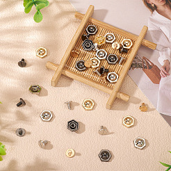 18 комплект двухцветных железных винтов FIND-TA0006-28A