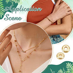 200 шт. Латунные бусины&nbsp;KK-ME0001-70B-G