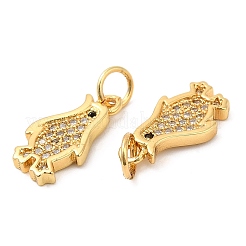 Латунные микро проложить кубического циркония подвески&nbsp;KK-P236-09G