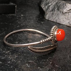 Браслеты-манжеты из натурального агата с бусинами для женщин&nbsp;BJEW-C146-02