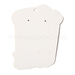 Карточки для демонстрации бумажных сережек в форме напитка CDIS-C005-07