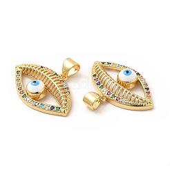 Латунные микро проложить кубического циркония подвески KK-H441-51G