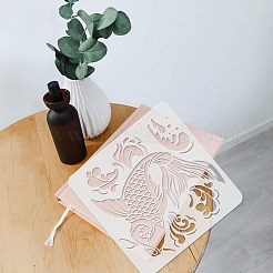 Большие пластиковые многоразовые шаблоны трафаретов для рисования&nbsp;DIY-WH0172-790