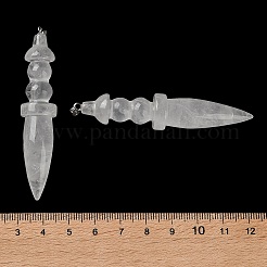 Природный кристалл кварца большие подвески&nbsp;G-H338-03P-01