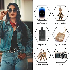 Брелок на запястье в стиле бохо макраме&nbsp;KEYC-SW00004-04