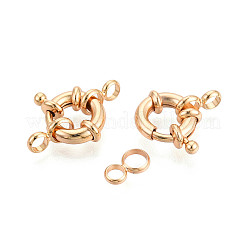 Латунная застежка пружинного кольца KK-G528-03G