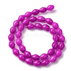 Природные окрашенные белого нефрита нитей бисера&nbsp;G-H343-C01-01