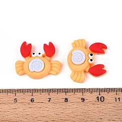 Кабошоны из непрозрачной смолы краба CRES-T025-33A