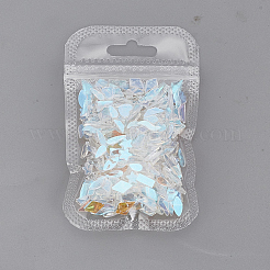 Кабошоны со стеклянными стразами с плоской задней стороной MRMJ-WH0077-075