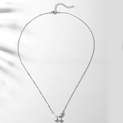 Элегантное серебряное колье с бабочкой и цирконом для женщин на отдых TG1092
