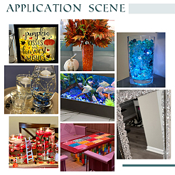 375шт 3 стиля прозрачные акриловые бусины OACR-GA0001-04