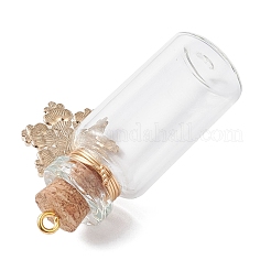 8 шт. подвески в виде стеклянных бутылок с рождественскими желаниями PALLOY-JF04569