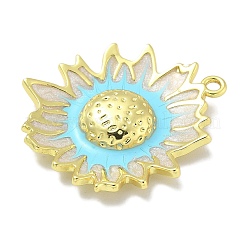 Подвески из латуни с эмалью в стойку KK-L224-047G-01