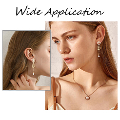 40 шт. 4 цвета 201 нержавеющая сталь фурнитура для сережек-гвоздиков STAS-DC0009-82