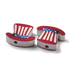 Печатные деревянные бусины WOOD-G022-07G