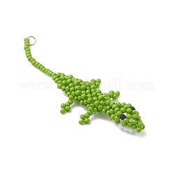 Подвески в виде геккона из стеклянных бусин&nbsp;PALLOY-MZ01115-01